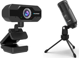 Blaupunkt ערכת הזום המושלמת מיקרופון ומצלמת רשת למחשב BP-6600