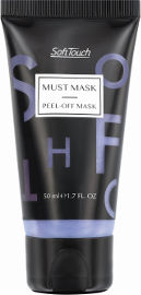 Soft Touch PEEL OF MASK מסכה מתקלפת להבהרה ומראה עור אחיד - סגול