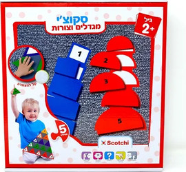 Pit Toys סקוצ'י - מגדלים וצורות - Pit Toys