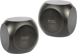 Pizzi זוג רמקולים ניידים מיני Bluetooth עוצמתיים במיוחד PiZZi פיצי PiZZi Boom (שחור-זוג)