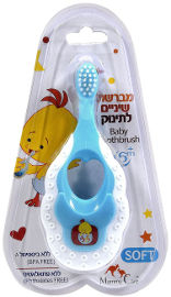 מאמי קר מברשת שיניים לולי לתינוק 6+ SOFT תכלת