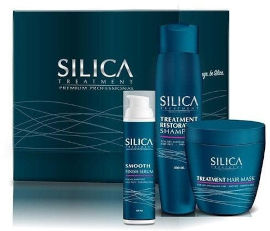 SILICA ערכת טיפוח יוקרתית – שמפו + מסכה + סרום