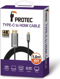 Protec כבל TYPE C to HDMI CABLE