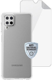 SKECH סט כיסוי ומגן מסך GALAXY A12 דגם MATRIX שקוף