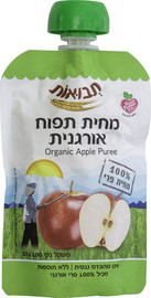תבואות מחית תפוח אורגני