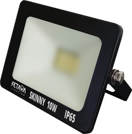 Fetaya פנס הצפה בצבע שחור מדגם 10W  SKINNY  אור אדום