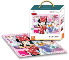 kiddo2play פאזל מגנט מיני מאוס 12 חלקים