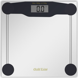Gold Line משקל אדם כולל צג דיגיטלי Gold Line גולד ליין Fitness ATL8608