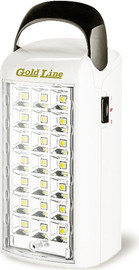 Gold Line תאורה נטענת ניידת 21 לדים ATL-197A