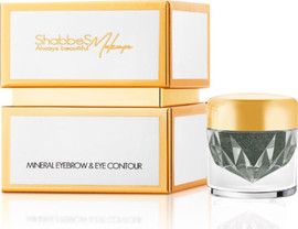 Shabbes Makeup 2 ב 1 איילינר / צללית / 03 Green בצנצנת ללא מברשת