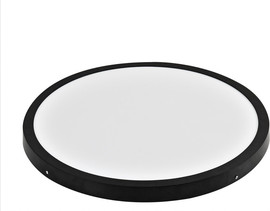 Fetaya גוף תאורה לד עגול מסדרת MICHAELLA 45W בצבע שחור עם מפסק שינוי גוון אור 3CCT