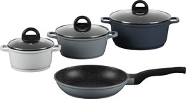 ARCOSTEEL סט בישול 7 חלקים צבעוני סטון - ARCOSTEEL