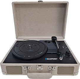 Blaupunkt פטיפון אלחוטי נייד כולל חיבור בלוטות' Blaupunkt בלאונקפונט BP-4220TWS בז