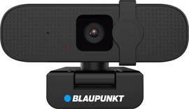 Blaupunkt מצלמת רשת 2K עם מיקרופון מובנה וידאו חד וברור לשיחות ואונליין Blaupunkt BP-6510 שחור