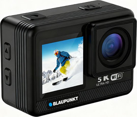 Blaupunkt מצלמת אקסטרים 5K עם מסך כפול צבעוני Blaupunkt BP-6435T שחור