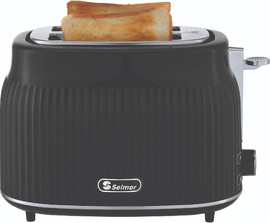 Selmor מצנם 2 פרוסות Selmor SE-9561 שחור