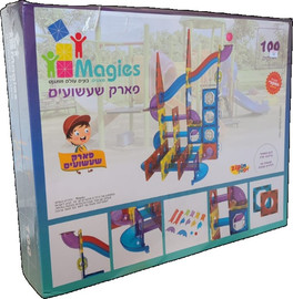 Magies משחק הרכבה מגנטי בתלת מימד 100 חלקים - פארק שעשועים