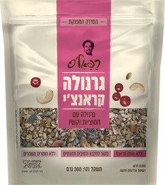רפאל'ס גרנולה פינוקים קשיו חמוציות