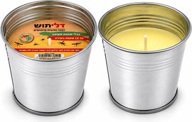 ינשוף מרקט דליתוש - נר ארומטי להרחקת יתושים וחרקים מעופפים - בדלי פח