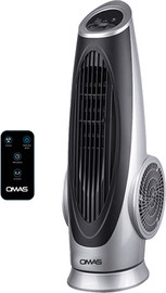 OMAS מאוורר מגדל 90W כולל שלט Omas אומאס OM1001