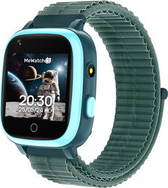 MeWatch MeWatch L12 Prime Green and Blue שעון חכם לילדים + רצועת בד שחורה + רצועת בד ירוקה + סים מובנה LBS