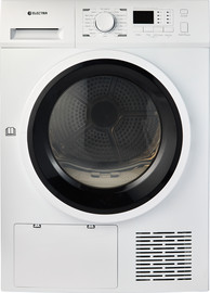 אלקטרה מייבש כביסה קונדנסור פתח חזית 8 ק"ג Electra EL895 Heat Pump - צבע לבן