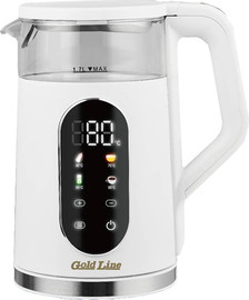 Gold Line קומקום חשמלי דיגיטלי 1.7 ליטר Gold Line גולד ליין ATL-772 - לבן