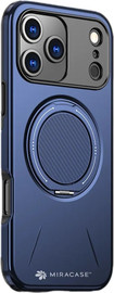 Miracase כיסוי ל-iPhone 17 Pro בצבע כחול דגם MiraMag מבית Miracase
