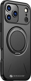 Miracase כיסוי ל-iPhone 17 Pro Max בצבע שחור דגם MiraMag מבית Miracase