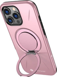 Miracase כיסוי ל-iPhone 16 Pro בצבע ורוד דגם MiraMag מבית Miracase