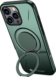 Miracase כיסוי ל-iPhone 16 Pro בצבע ירוק דגם MiraMag מבית Miracase