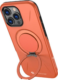 Miracase כיסוי ל-iPhone 16 Pro Max בצבע כתום דגם MiraMag מבית Miracase