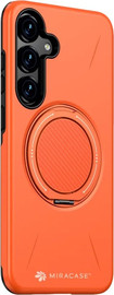 Miracase כיסוי ל-Samsung S25 בצבע כתום דגם MiraMag מבית Miracase