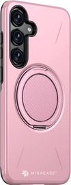 Miracase כיסוי ל-Samsung S25 Plus בצבע ורוד דגם MiraMag מבית Miracase
