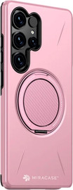 Miracase כיסוי ל-Samsung S25 Ultra בצבע ורוד דגם MiraMag מבית Miracase