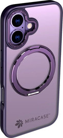 Miracase כיסוי ל-iPhone 17 בצבע סגול דגם MiraRing מבית Miracase
