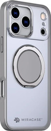 Miracase כיסוי ל-iPhone 17 Pro בצבע אפור דגם MiraRing מבית Miracase