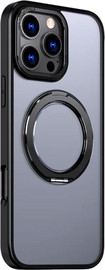Miracase כיסוי ל-iPhone 16 Pro בצבע שחור דגם MiraRing מבית Miracase