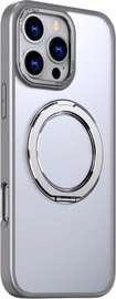 Miracase כיסוי ל-iPhone 16 Pro בצבע אפור דגם MiraRing מבית Miracase