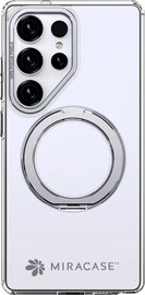 Miracase כיסוי ל-Samsung S25 Ultra בצבע שקוף דגם MiraRing מבית Miracase