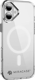 Miracase כיסוי ל-iPhone 16 בצבע שקוף דגם MiraSafe מבית Miracase