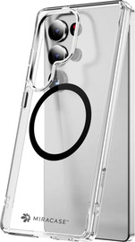 Miracase כיסוי ל-Samsung S25 Ultra בצבע שחור דגם MiraSafe מבית Miracase