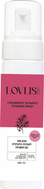 Lovlis סבון מוס טבעי לשטיפה אינטימית עם חמוציות ונוגדי חמצון