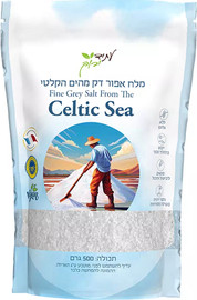 עתיד ירוק מלח אפור דק מהים הקלטי ללא גלוטן