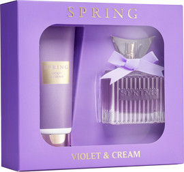 SPRING VIOLET & CREAM סט א.ד.פ + קרם ידיים לאשה