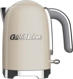 Gold Line קומקום חשמלי 1.7 ליטר Gold Line גולד ליין Premiere ATL-783 קרם