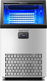 Gold Line מכונת קרח מקצועית - 50 ק"ג Gold Line גולד ליין Jumbo Size ATL-8043