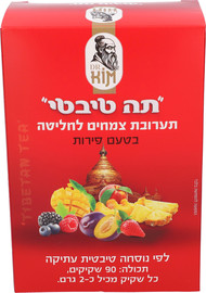 תה טיבטי תה טיבטי בטעם פירות  90 שקיקים 2 גרם לשקית