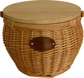 פיקניק צידנית קש | Round Wicker