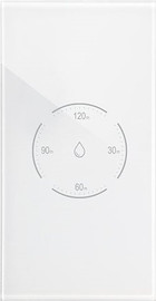 Smartr מפסק חכם לדוד באמצעות WiFi לקופסא אנכית Smartr סמארטר TOUCH GLASS WIFI אנכי לבן